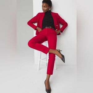 White House Black Market “The Slim” Women’s 2 Red Pants